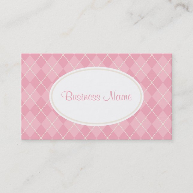 Carte de visite de Jacquard rose Dusty (Devant)