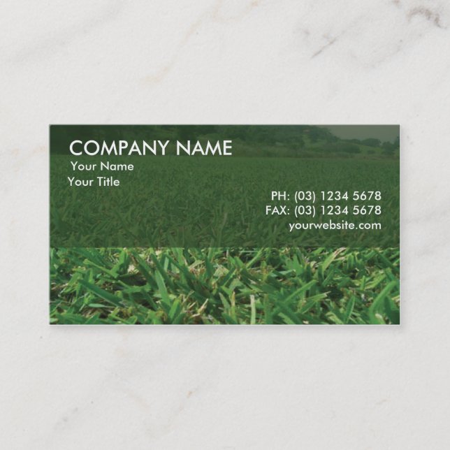 Carte de visite de jardin (Devant)