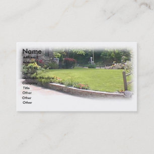 Carte de visite de jardin