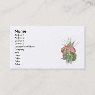 Carte de visite de jardin