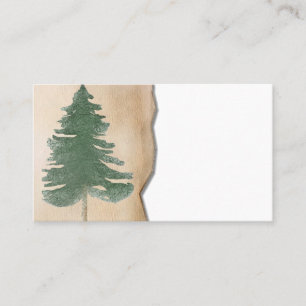 Carte de visite de jardin paysagiste de pin