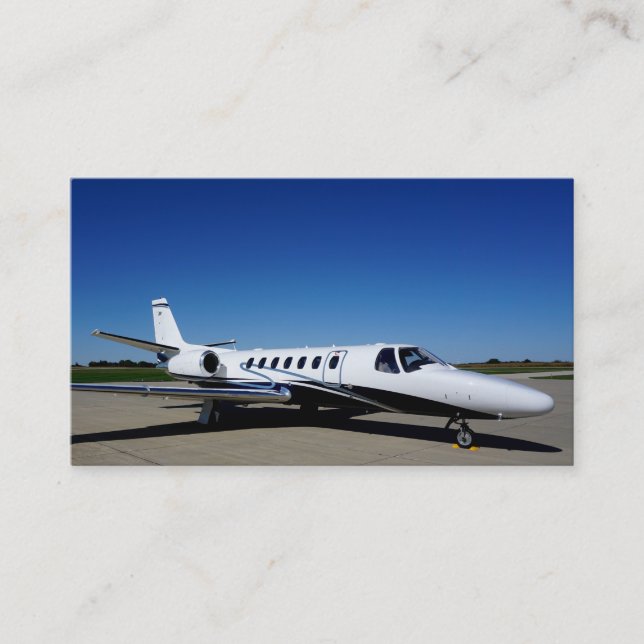 Carte de visite de jet privé (Devant)