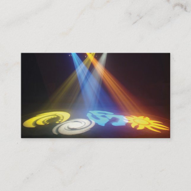 Carte de visite de jockey de disque (Devant)