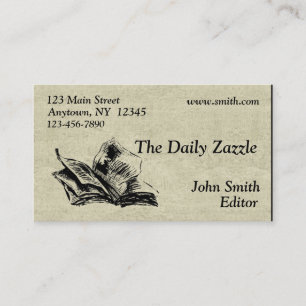 Carte de visite de journal