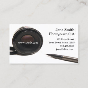 Carte de visite de journaliste