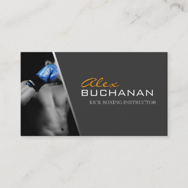 Carte de visite de kick boxing (Devant)