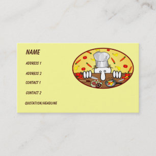 Carte de visite de Kilroy de chef