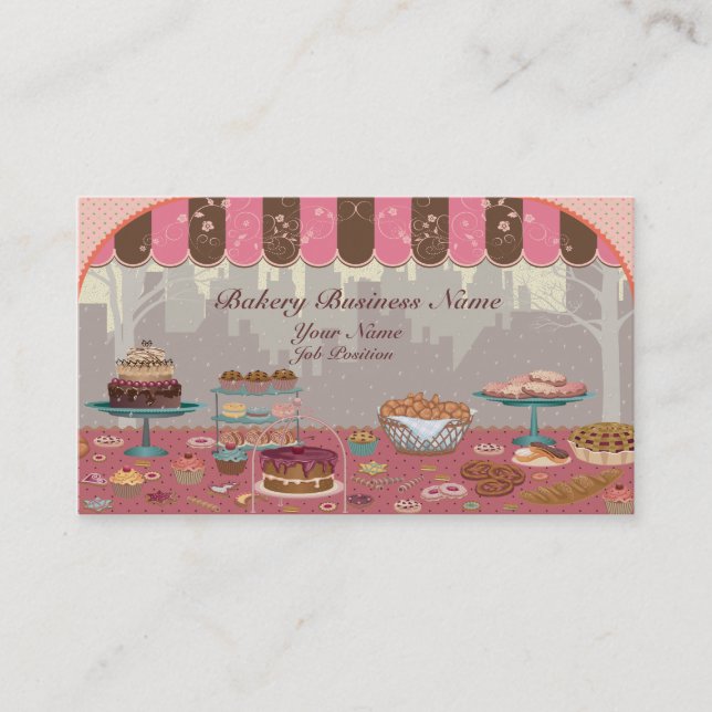 Carte de visite de la boulangerie (Devant)