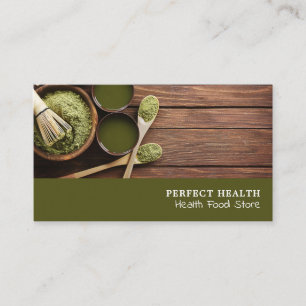 Carte de visite de la boutique alimentaire Rustic 