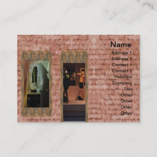 Carte de visite de la boutique de mode