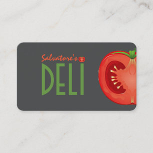 carte de visite de la boutique deli