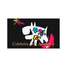 Carte de visite de la Celebrity Dog Academy