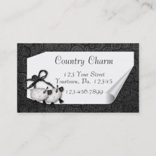Carte de visite de la feuille Curl