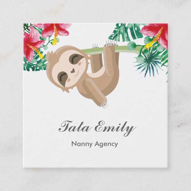 Carte de visite de la machine à sous Baby Services (Devant)
