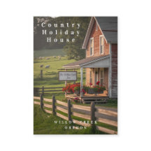 Carte de visite de la maison d'hôtes du pays