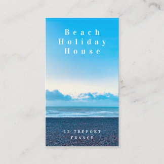 Carte de visite de la maison d'hôtes Ocean Beach