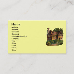 Carte de visite de la maison victorienne