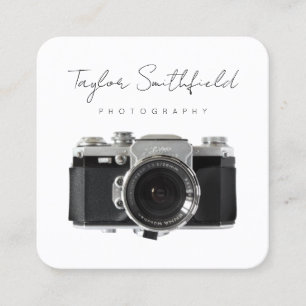Carte de visite de la photographie de caméra de fi