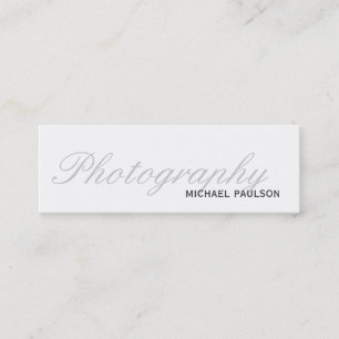 Carte de visite de la photographie en blanc maigre