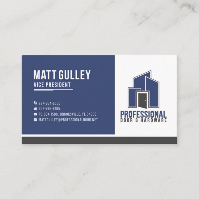 CARTE DE VISITE de la PP&H - Matt Gulley (Devant)