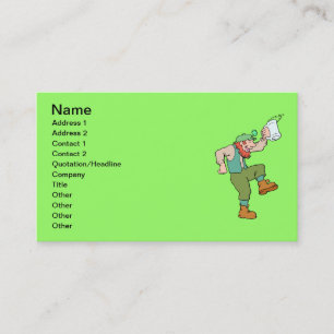 Carte de visite de la Saint-Patrick