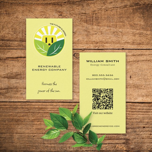 Carte de visite de la société Green Energy Renewab (Créateur téléchargé)