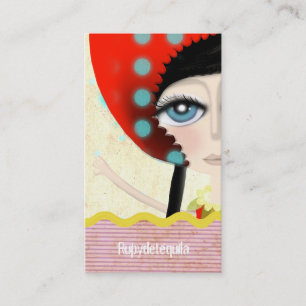 Carte de visite de la texture de poupée 2012