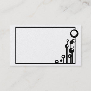 Carte de visite "de la vie de platine"