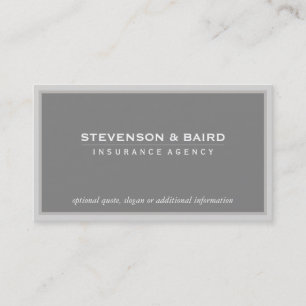Carte de visite de l'agence d'assurance à Soft Tau