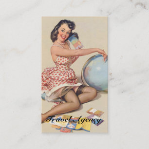 Carte de visite de l'agence de voyage