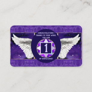 carte de visite de l'âme violette