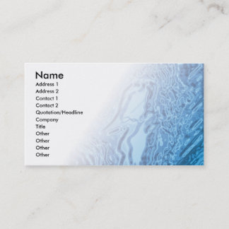 carte de visite de l'eau