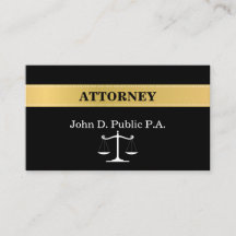Carte de visite de l'échelle de justice de procure