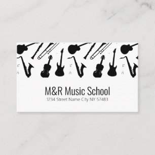Carte de visite de l'école de musique