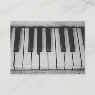 Carte de visite de leçon de Pisno ou de musique