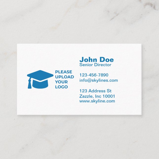 Carte de visite de l'éducation (Devant)