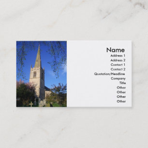 Carte de visite de l'église religieuse