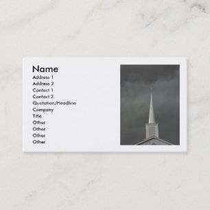 Carte de visite de l'église religieuse