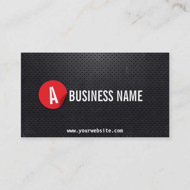 Carte de visite de l'entrepreneur de ciment en aci (Devant)