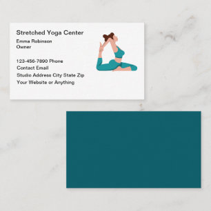 Carte de visite De L'Instructeur De Fitness Et De 