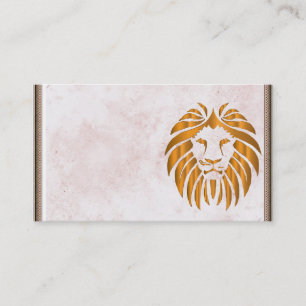 Carte de visite de lion