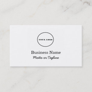 carte de visite de logo ajouter votre logo cartes 