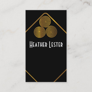 Carte de visite de logo Classy Gold