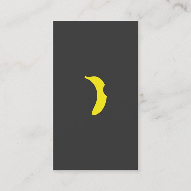 carte de visite de logo de banane (Devant)