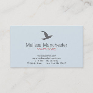 Carte de visite de logo d'oiseau en vol (lt