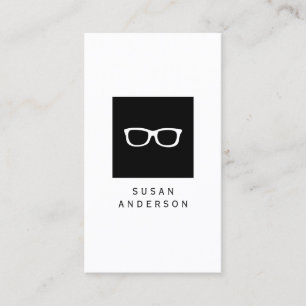 Carte de visite de logo en verre d'oeil