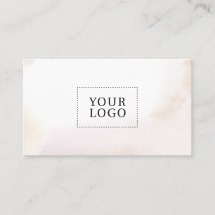 Carte de visite de logo minimal pour lave couleur 