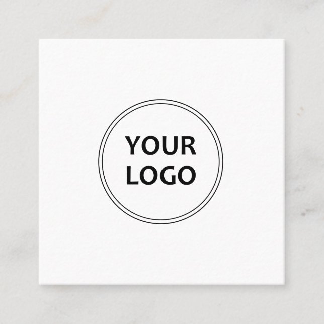 carte de visite de logo professionnel moderne (Devant)