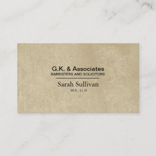Carte de visite de loi - mandataire simple