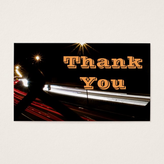 Carte de visite de l'ordre de Merci Uber Eats (Devant)